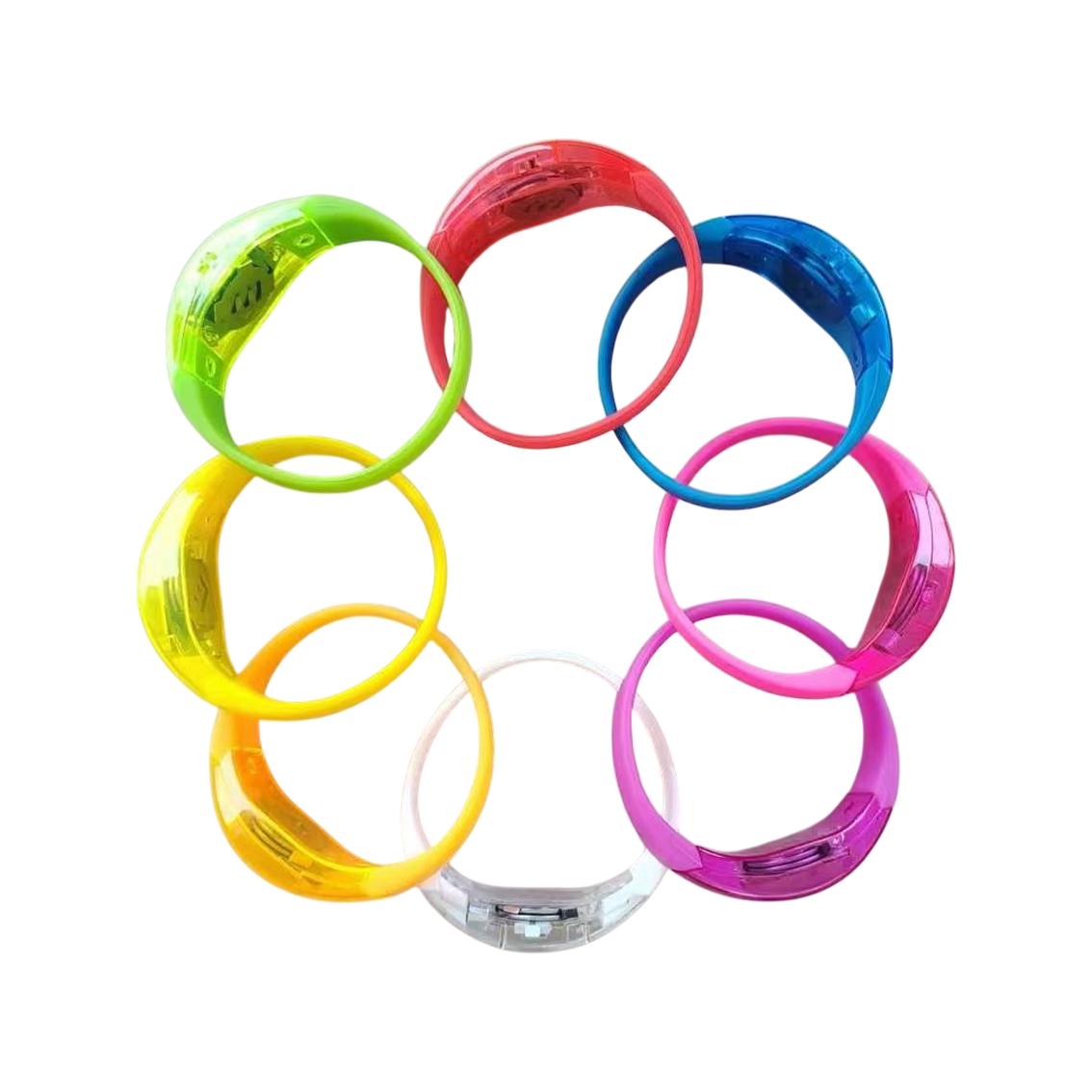 Light Up Silicone Wristband view 5